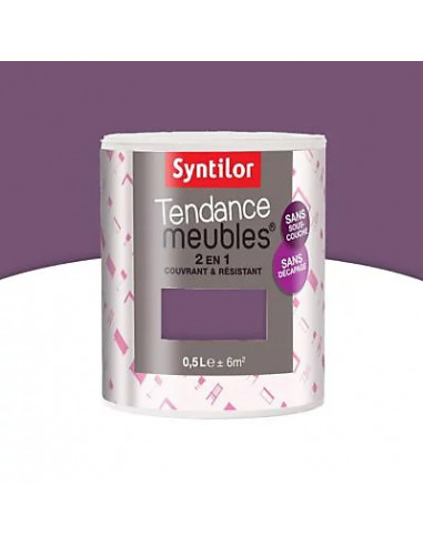 SYNTILOR Tendance meuble soft black purple mat - 0,5 L