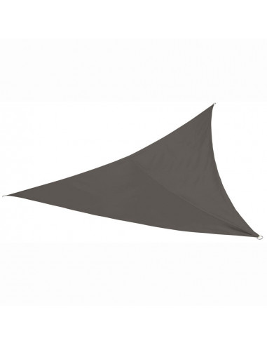 DIFFUSION 558187 Voile d'ombrage triangulaire Delta Gris - 300 x 300 cm