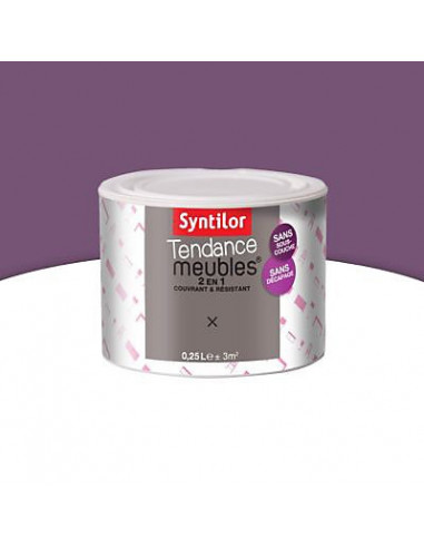 SYNTILOR Tendance meuble soft black purple - 0,25 L