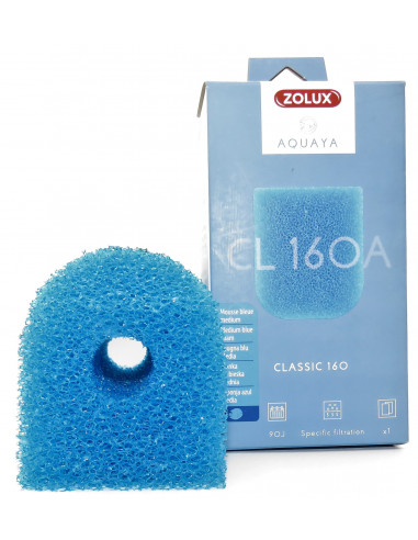 ZOLUX 330217 Mousse bleue CL 160 B pour pompe classic 160. d'aquarium