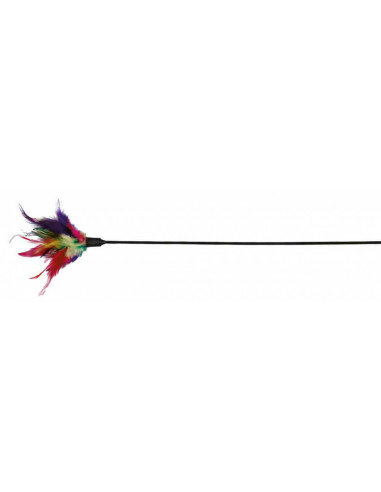 TRIXIE 4106 Canne à pêche avec plumes - 50 cm
