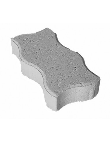 COLLIC MATÉRIAUX 320206 Pavé ONDINE autobloquant gris granit - 23,6 x 11,6 x 5 cm
