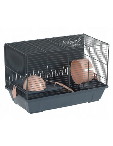 ZOLUX 205105 Cage Indoor pour Hamster Rose - 51 x 28 x H.32 cm