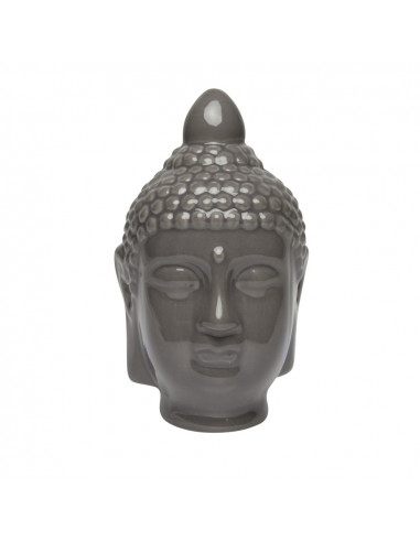 DIFFUSION 570007 Tête de Bouddha dolomite - 10,2 x 10,8 x H.18 cm