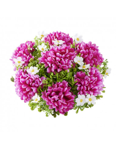DIFFUSION 364579 Boule de fleur Chrysanthème violet - 24 x 24 x H.19 cm