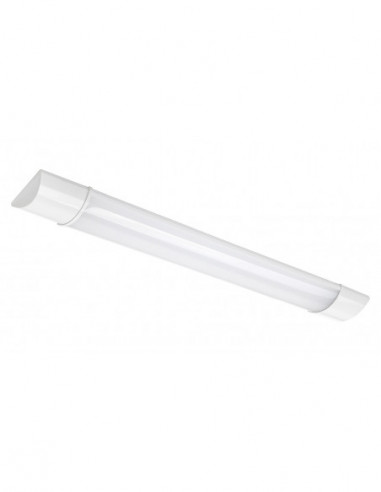 RABALUX 1451 Lampe à panneaux BATTEN LIGHT en plastique blanc - LED 20W, 600 x 70 mm