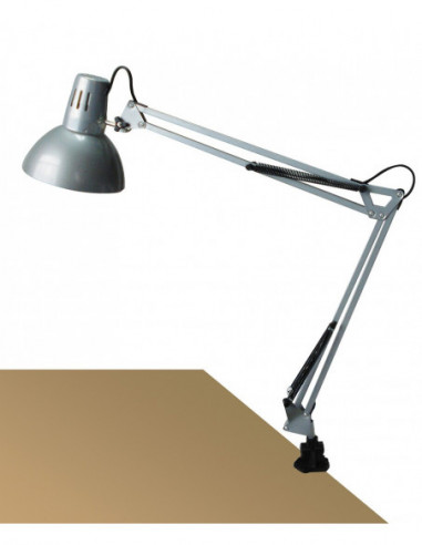 RABALUX 4216 Lampe de chevet ARNO métal argent - E27 1x MAX 60W