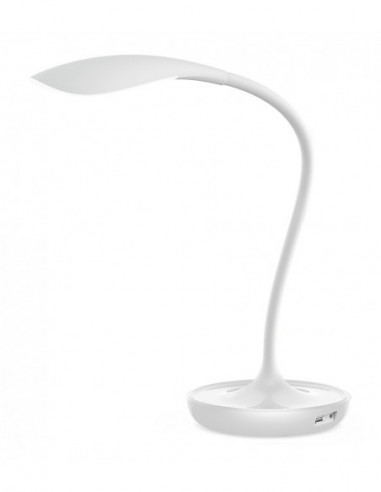 RABALUX 6418 Lampe de chevet BELMONT plastique blanc - LED 5W