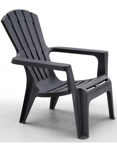 BICA Fauteuil MARYLAND Graphite - 73 x 80 x H.88 cm