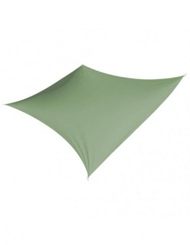 DIFFUSION 576073 Voile d'ombrage Delta triangulaire vert - 300 x 300 cm