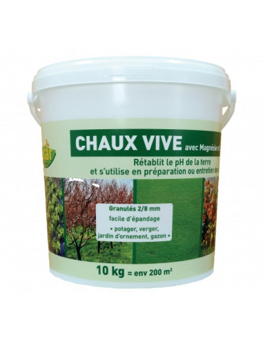 STAR JARDIN CVS10 Chaux vive granules - 10 kg