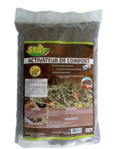 STAR JARDIN ACB4 Activateur compost - UAB 5%N, 4 kg