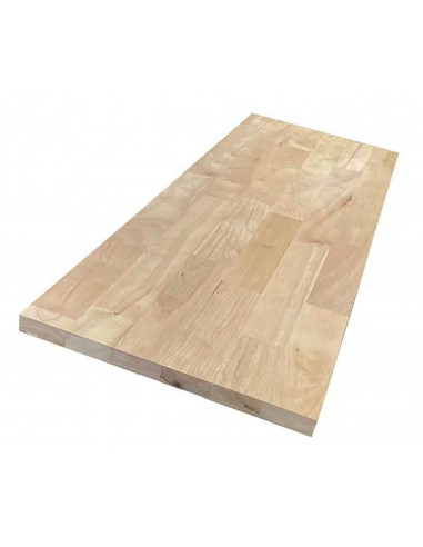 TABLETTE Tablette d'aménagement bois Hévéa - 200 x 20 x 18 cm