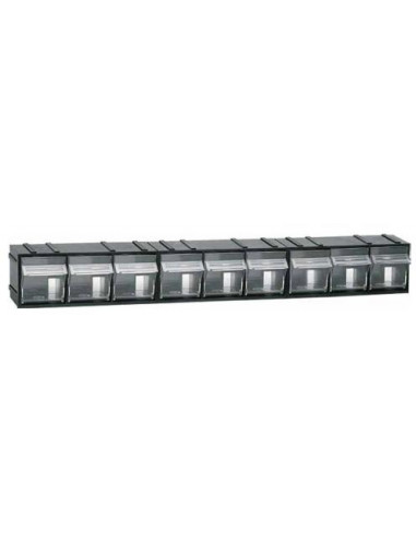 ARTPLAST 901 Casier de rangement VARIOBOX 9 tiroirs - 57,6 x 6 x H.7,7 cm