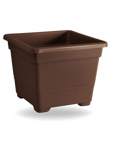 VECA Pot carré brun - 45 x 45 x 36 cm