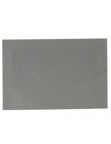 DIFFUSION 365677 Set de table pvc gris - 45 x 30 cm