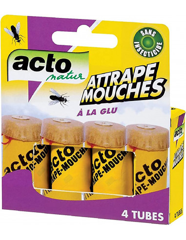 ACTO AMOU3 Lot de 4 attrapes-mouches