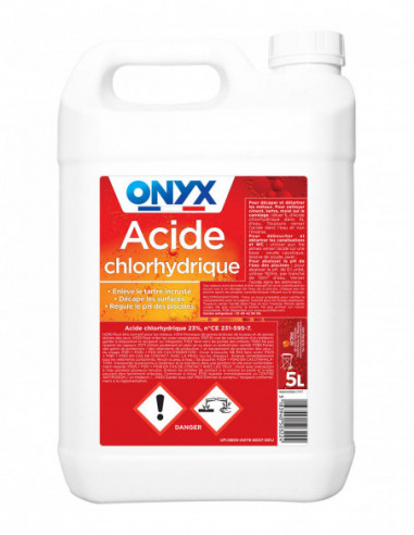 ONYX E08050503 Acide Chlorhydrique 23% - 5L