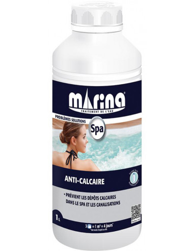 MARINA L500751M1 Traitement Spa Anti-Calcaire Liquide 1L