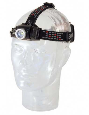 VELAMP IH535 ARGO ZOOM EVO Lampe frontale LED avec zoom et feu arrière - 400 lumens