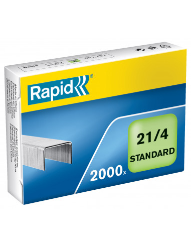 RAPID 24867500 Agrafes standard n° 21/4 de Rapid