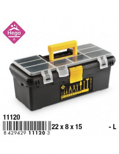 HOGAR 11120 Boîte à outils BRICOHEGA Noir/Jaune