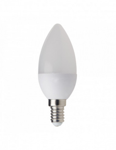 VELAMP LB306S-65K Ampoule LED SMD Olive C37 - 6W / 490lm, culot E14, 6500K