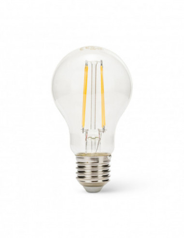 VELAMP LB212C-40K Ampoule à filament LED standard A60 - 12W / 1521lm, culot E27, 4000K