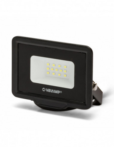 VELAMP IS740-5-4000K PADLIGHT5 Projecteur LED SMD noir  10W, IP65, 4000K