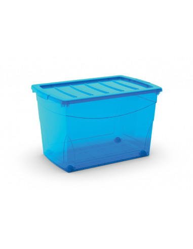 KIS Boîte de rangement plastique OMNI BOX XL Bleu - 39 x 58,5 x 36,5 cm 60 L