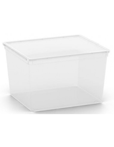 KIS Boîte de rangement plastique C BOX CUBE Transparent - 34 x 40 x 25 cm 27 L