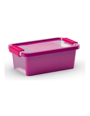KIS Boîte de rangement plastique BI BOX XS Violet - 16 x 26,5 x 10 cm 3 L