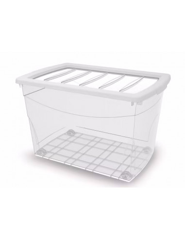 KIS Boîte de rangement plastique OMNI BOX XL Transparent - 39 x 58,5 x 36,5 cm 60 L