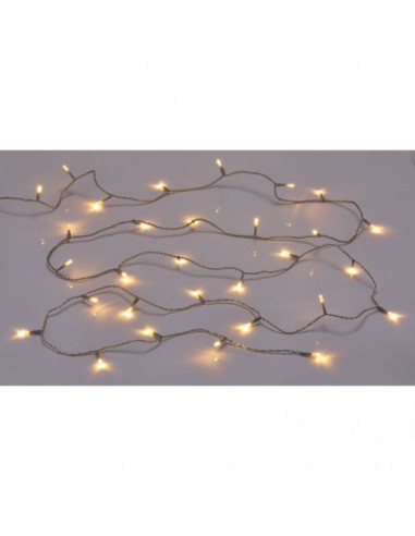 DIFFUSION 554249 Guirlande lumineuse de Noël blanc chaud 96 LED - L 9,5 m