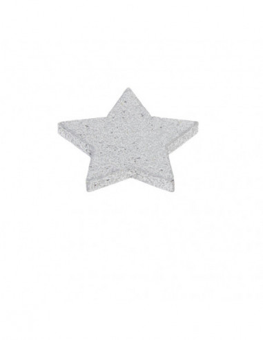 DIFFUSION 556574 Décoration de table étoile dorée ou argentée (x24) - 2,5 x 2,5 cm