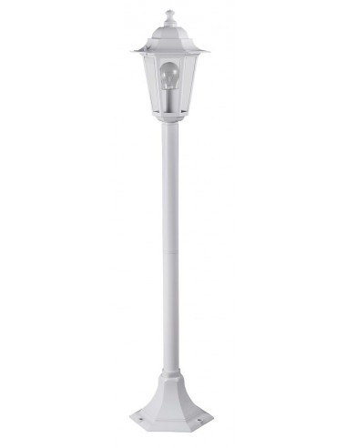 RABALUX 8209 Lampes sur pied d'extérieur VELENCE verre blanc - E27 1x MAX 60W