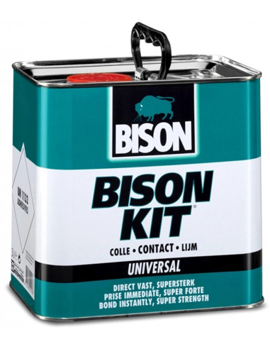 BISON KIT® 6311785 Colle de contact universelle, liquide et super forte - 3 L
