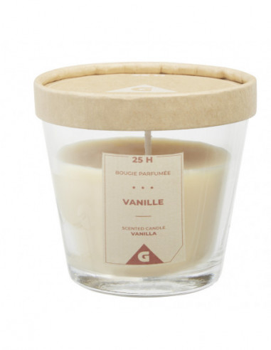 DIFFUSION 595711 Bougie parfumée vanille - Ø18 x 34 cm