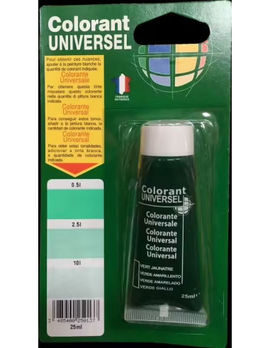 RICHARD COLORANTS Colorant universel vert jaunâtre - 25 ml