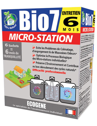 ECOGENE 165506 BIO7 Entretien 6 mois micro-stations