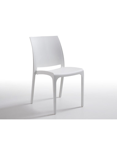 BICA 300 Chaise VOLGA blanche - 54 x 46 x 80 cm