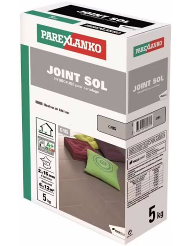 PAREX LANKO 2582 Joint pour sol gris - 5 kg