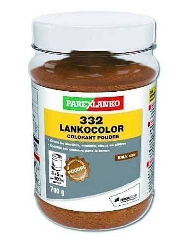 PAREX LANKO Colorant pour mortier et ciment LANKOCOLOR brun clair - 700 g