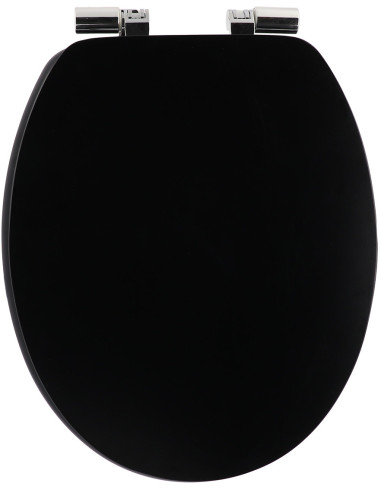 TENDANCE 4111108 Abattant WC noir mat - 9,5 x 5,5 x 16,8 cm