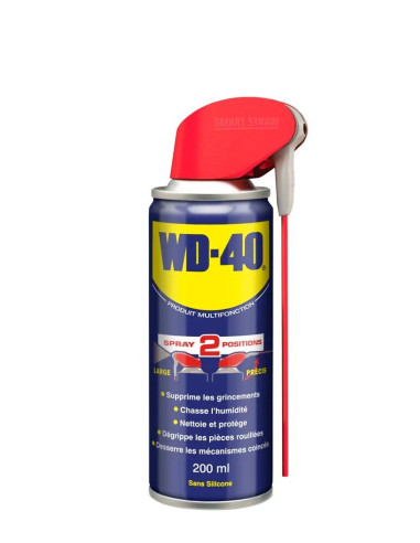 WD-40 33660 Produit Multifonction spray double position - 200 mL