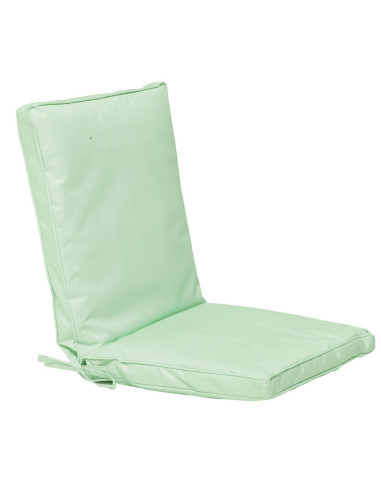 DIFFUSION 602226 Coussin fauteuil vert uni - 92 x 42 x 4 cm