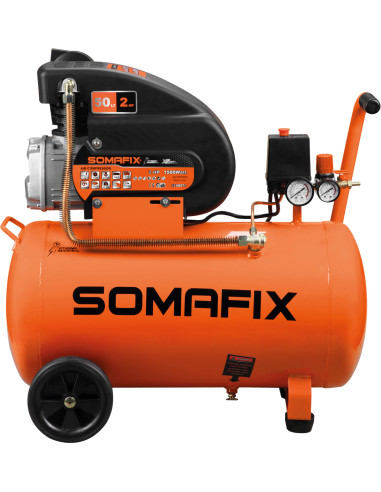 SOMAFIX SFX8578 Compresseur à air - 50 L, 2HP