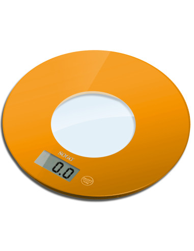 SOGO Balance de cuisine électronique rond orange - 44 x 20 mm