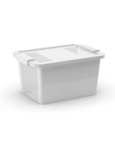 KIS Boîte de rangement en plastique Bi box S blanc - 11 L, 36,5 x 26 x H.19 cm
