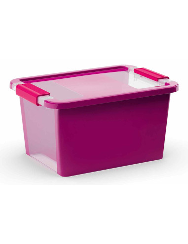 KIS Boîte de rangement en plastique Bi box S violet - 11 L, 36,5 x 26 x H.19 cm